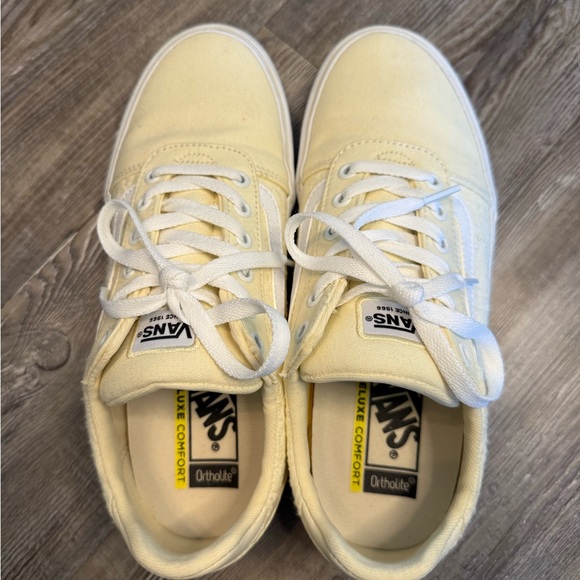 EUC Vans Ward DX Skate Shoes Women Size 9.5 Yellow - Picture 5 of 11